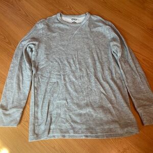 cyz gray long sleeve sweater